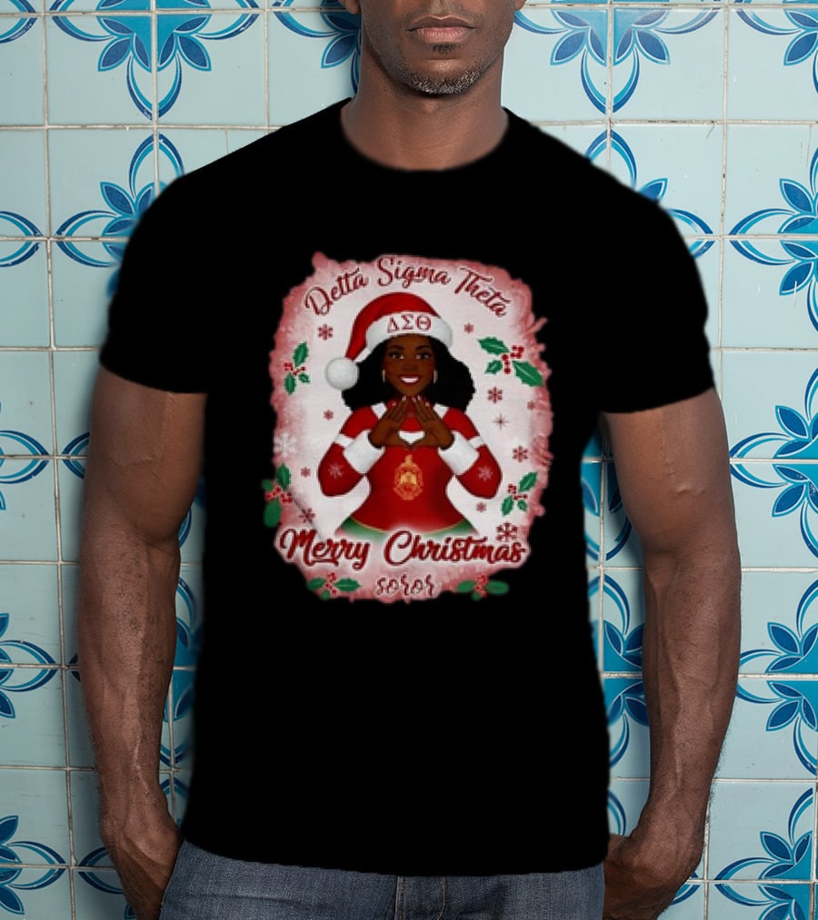 Delta Sigma Theta Merry Christmas Soror T-Shirt