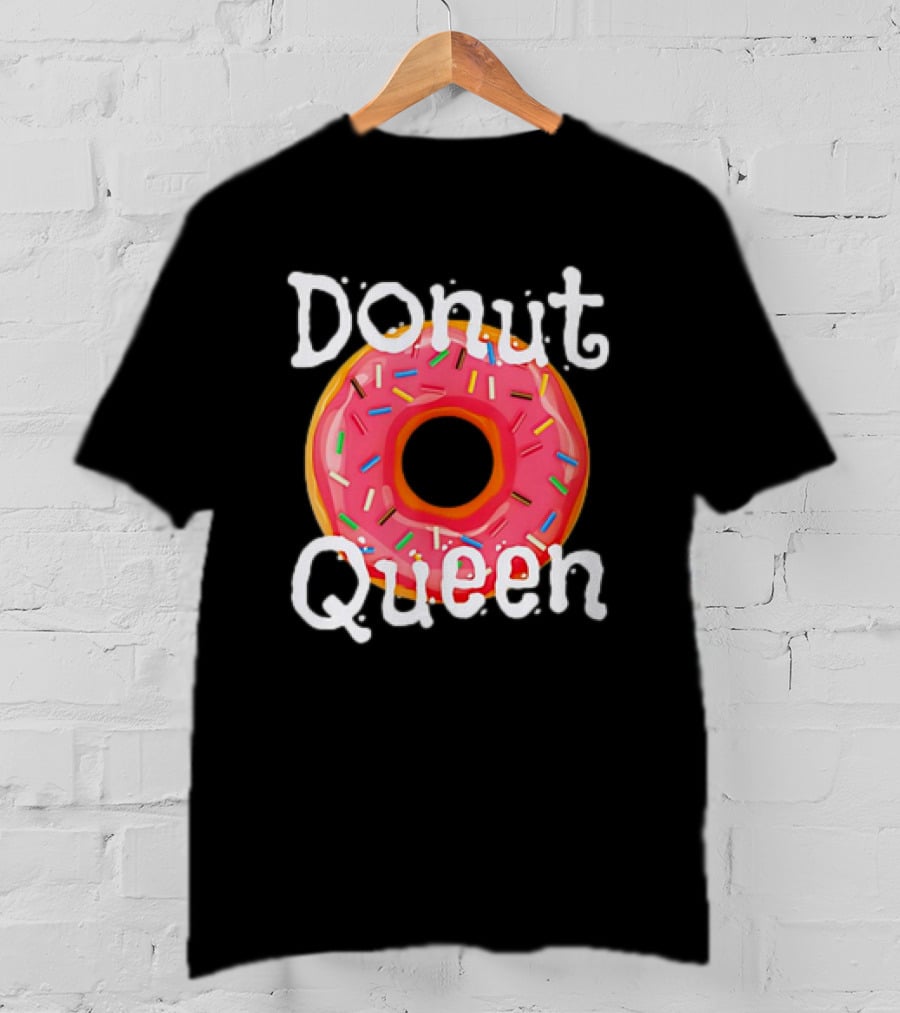 Donut Queen Food Lover Sweet Sprinkles T-Shirt