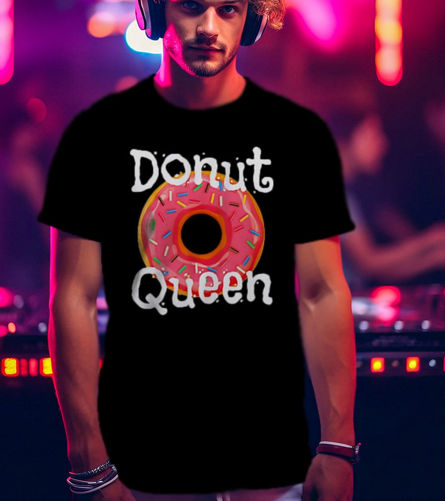 Donut Queen Food Lover Sweet Sprinkles T-Shirt