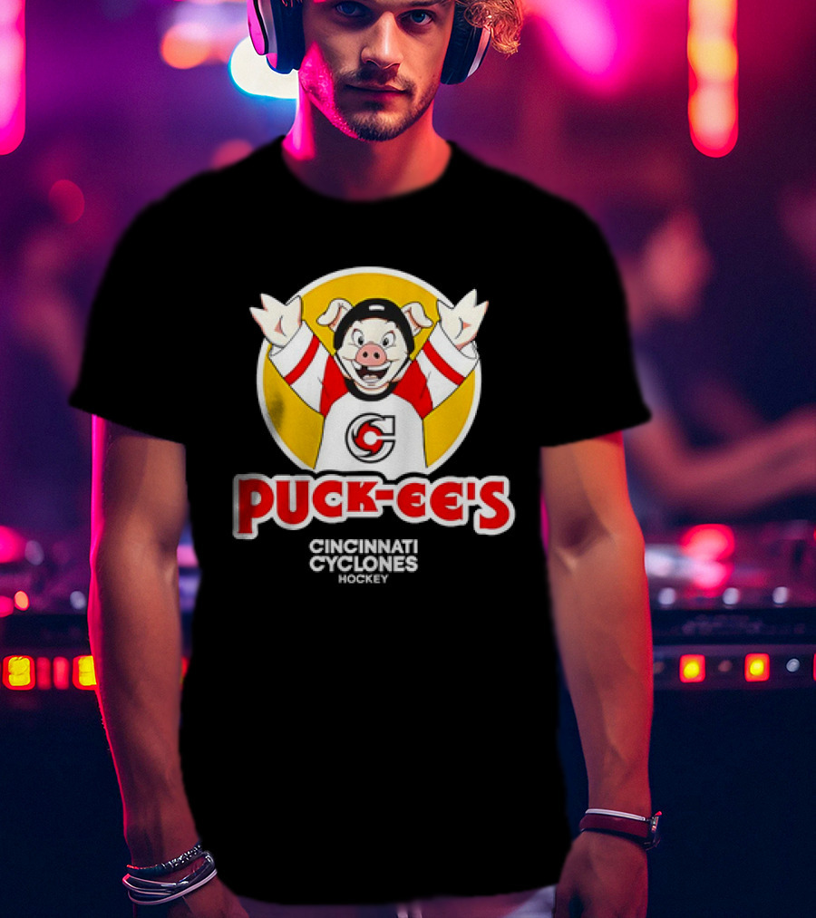Puck-ee's Cincinnati Cyclones Hockey T-Shirt