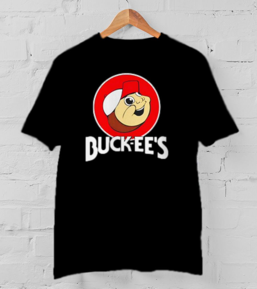 Buck-ee’s Cartoon Retro Logo Red Cap Circle T-Shirt