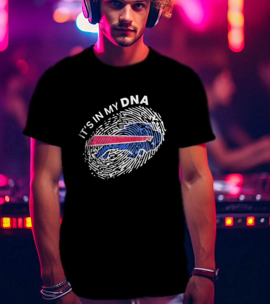 Buffalo Bills It's In My DNA Fingerprint T-Shirt