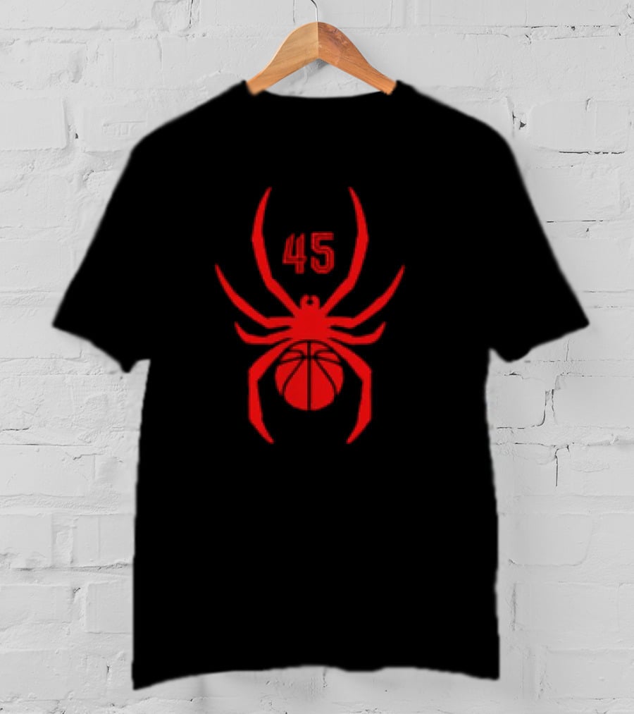 Cleveland Spider 45 Basketball Red Spider T-Shirt