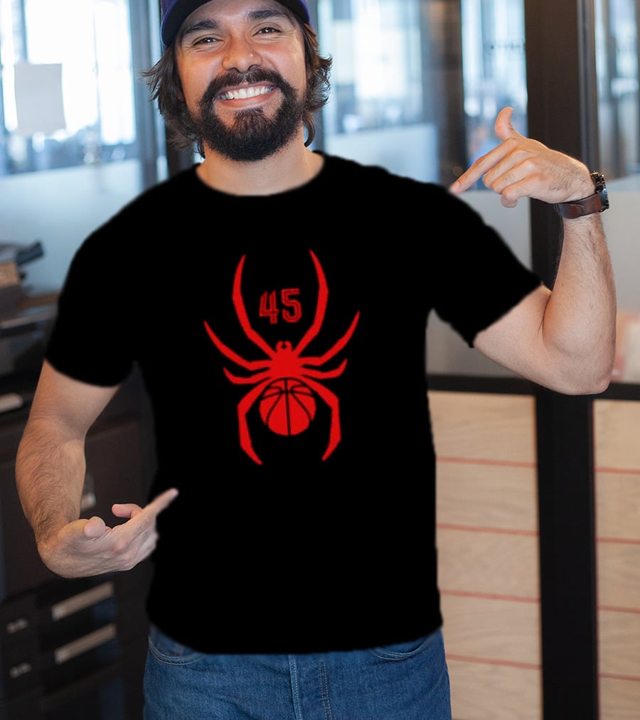 Cleveland Spider 45 Basketball Red Spider T-Shirt