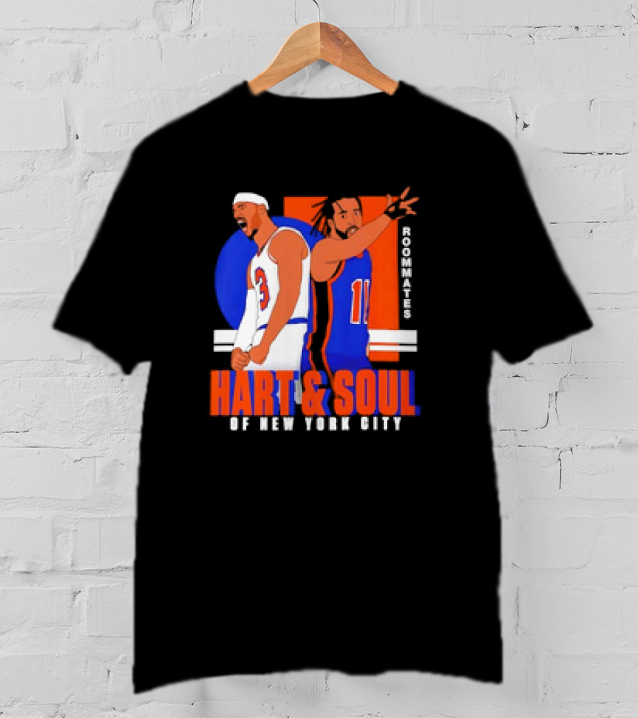 Hart And Soul Dynamic Roommates Of New York City Basketball T-Shirt