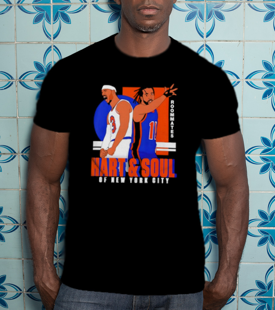 Hart And Soul Dynamic Roommates Of New York City Basketball T-Shirt