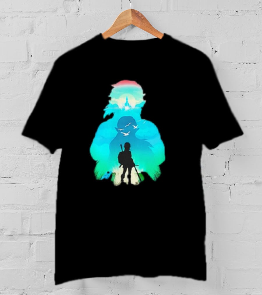 Hero Landscape Anime Adventure T-Shirt