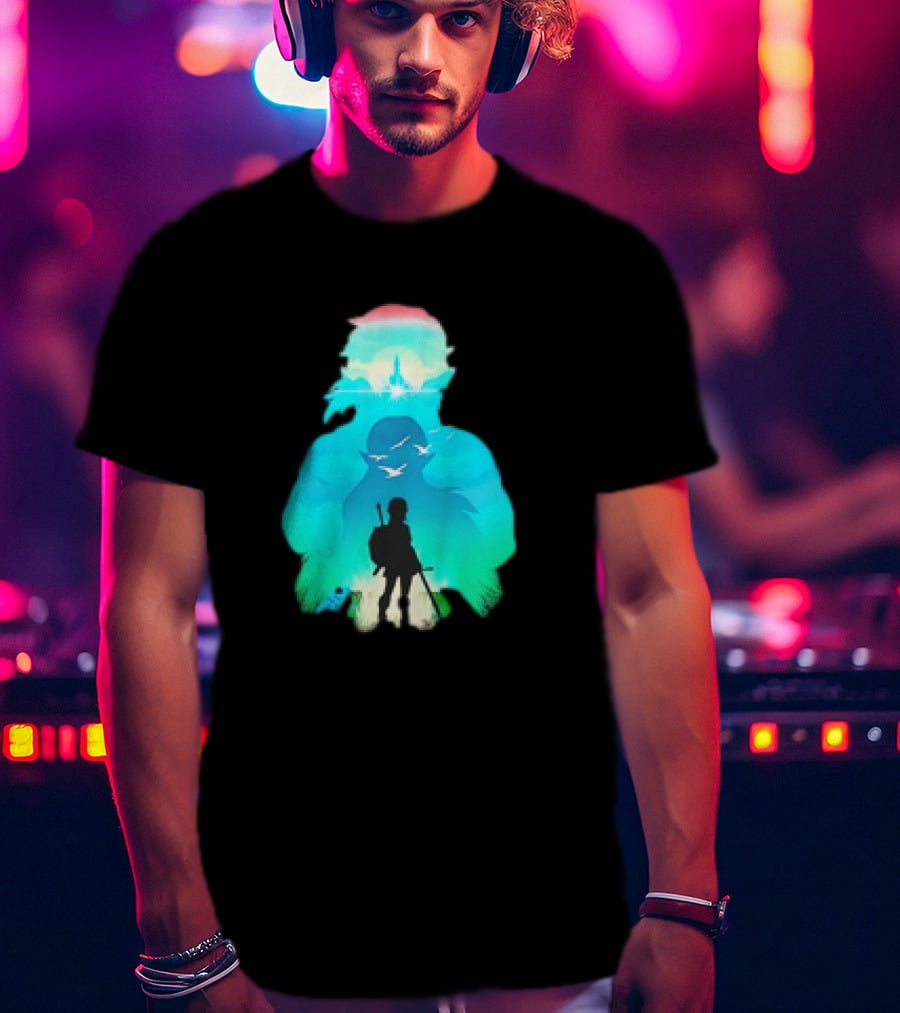 Hero Landscape Anime Adventure T-Shirt