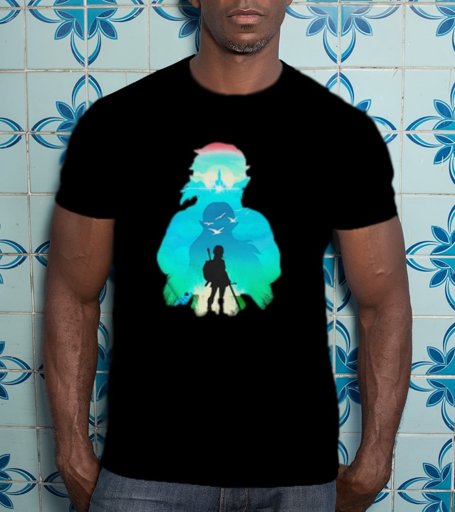 Hero Landscape Anime Adventure T-Shirt