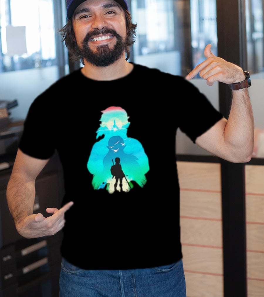 Hero Landscape Anime Adventure T-Shirt