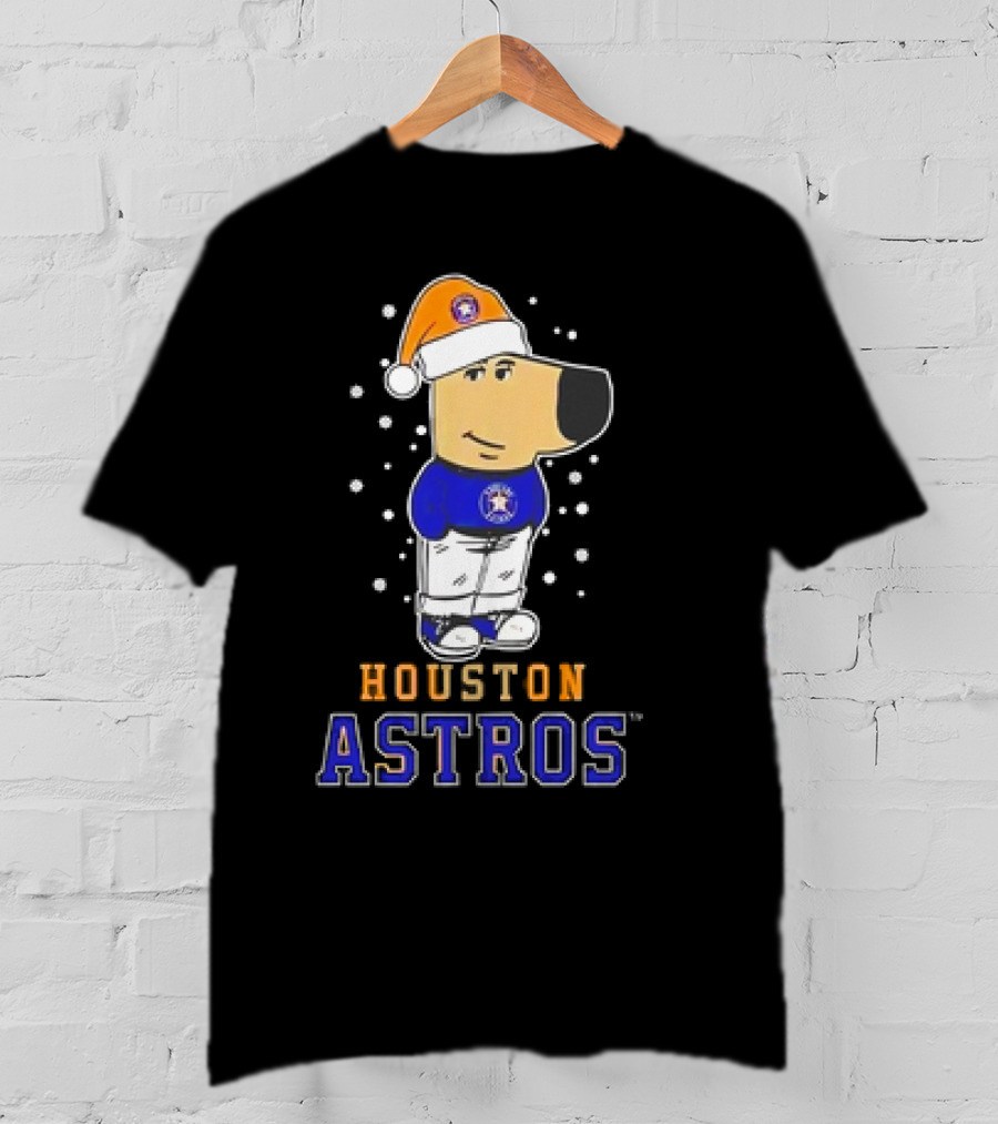 Houston Astros Christmas Chill With Festive Character T-Shirt