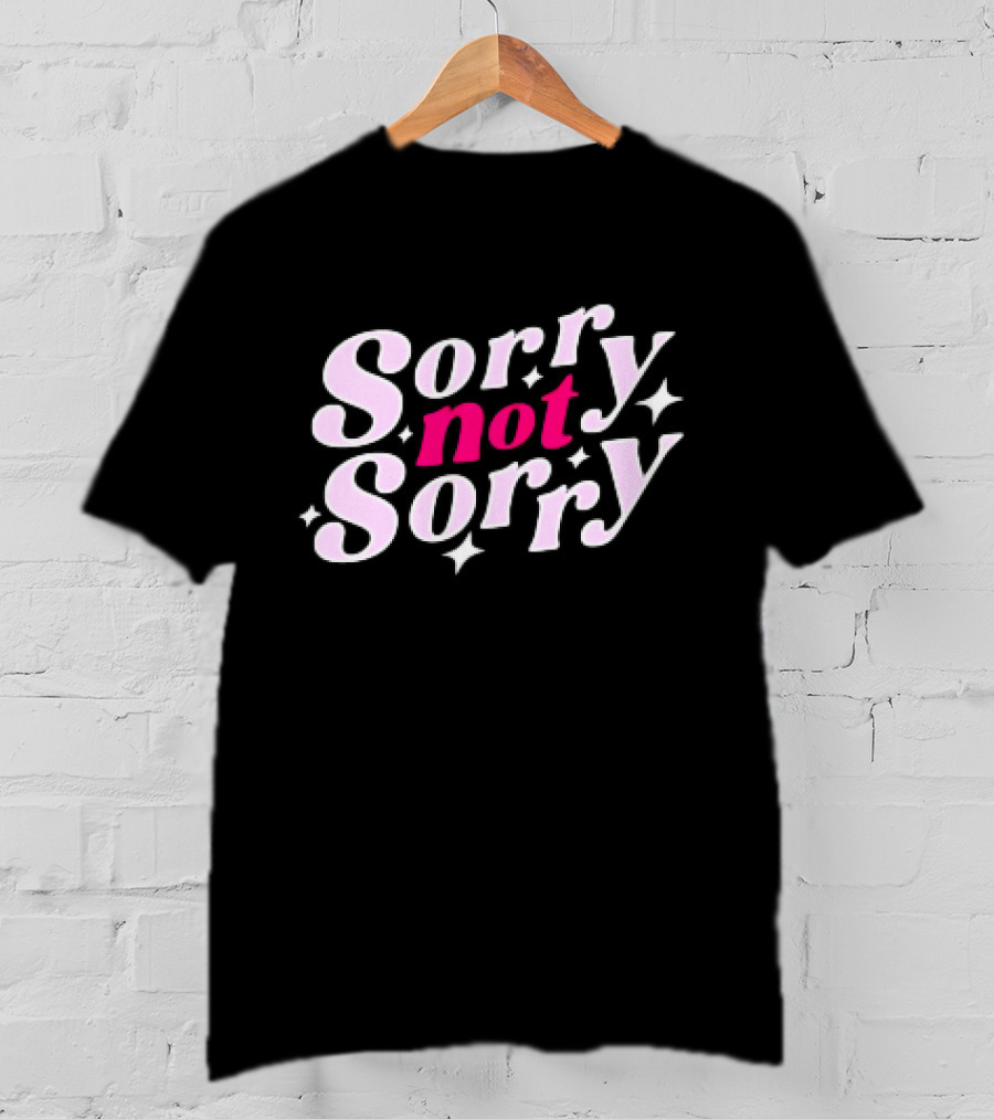 Angel Reese Sorry Not Sorry Script Ladies Boyfriend T-Shirt