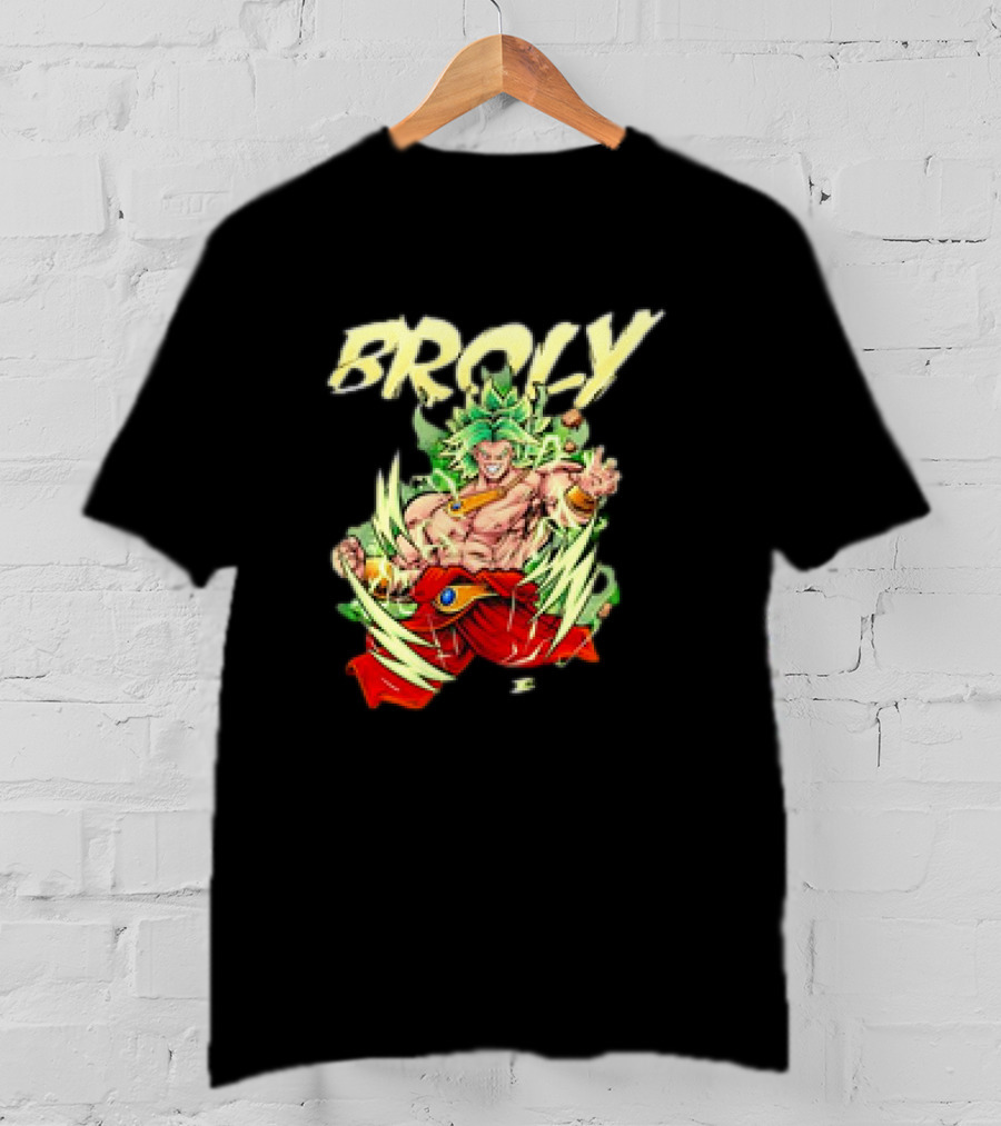Broly Legendary Warrior Anime Super Saiyan Power Display T-Shirt