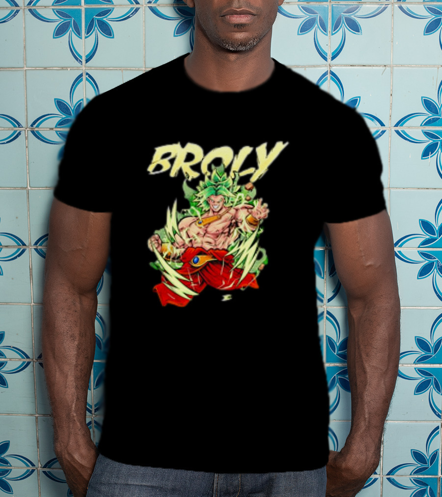 Broly Legendary Warrior Anime Super Saiyan Power Display T-Shirt