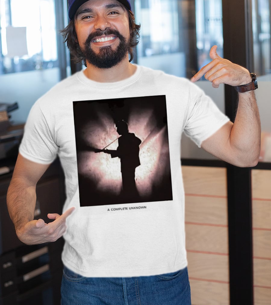 A Complete Unknown Retro Silhouette Illuminated Stage Presence T-Shirt