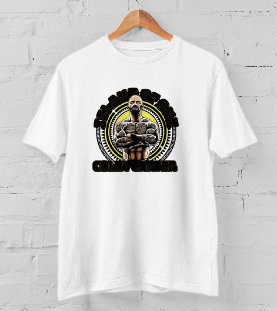 Colby Carter Island Of One Retro Tattoo Bodybuilder T-Shirt