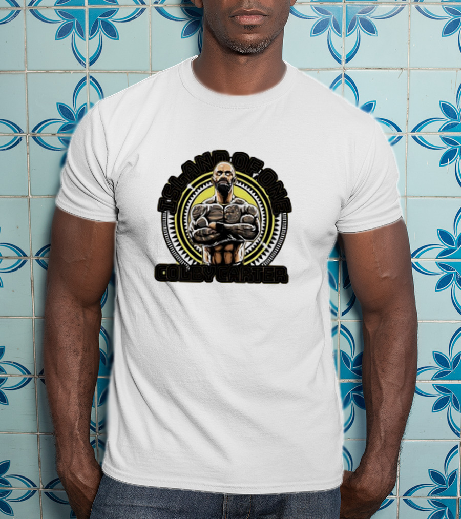Colby Carter Island Of One Retro Tattoo Bodybuilder T-Shirt