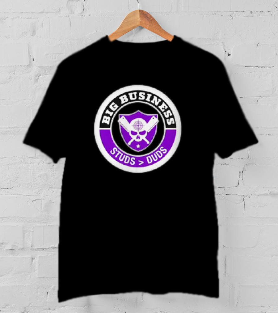 Brick City Boyz Big Business Studs Greater Than Duds Shield T-Shirt