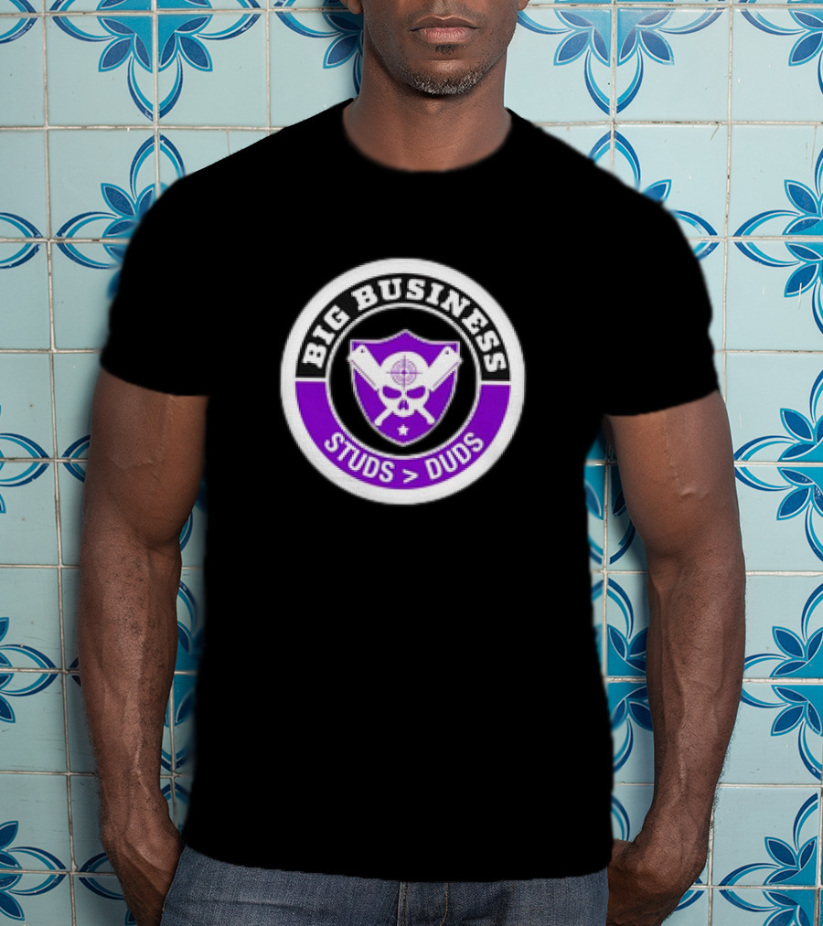 Brick City Boyz Big Business Studs Greater Than Duds Shield T-Shirt