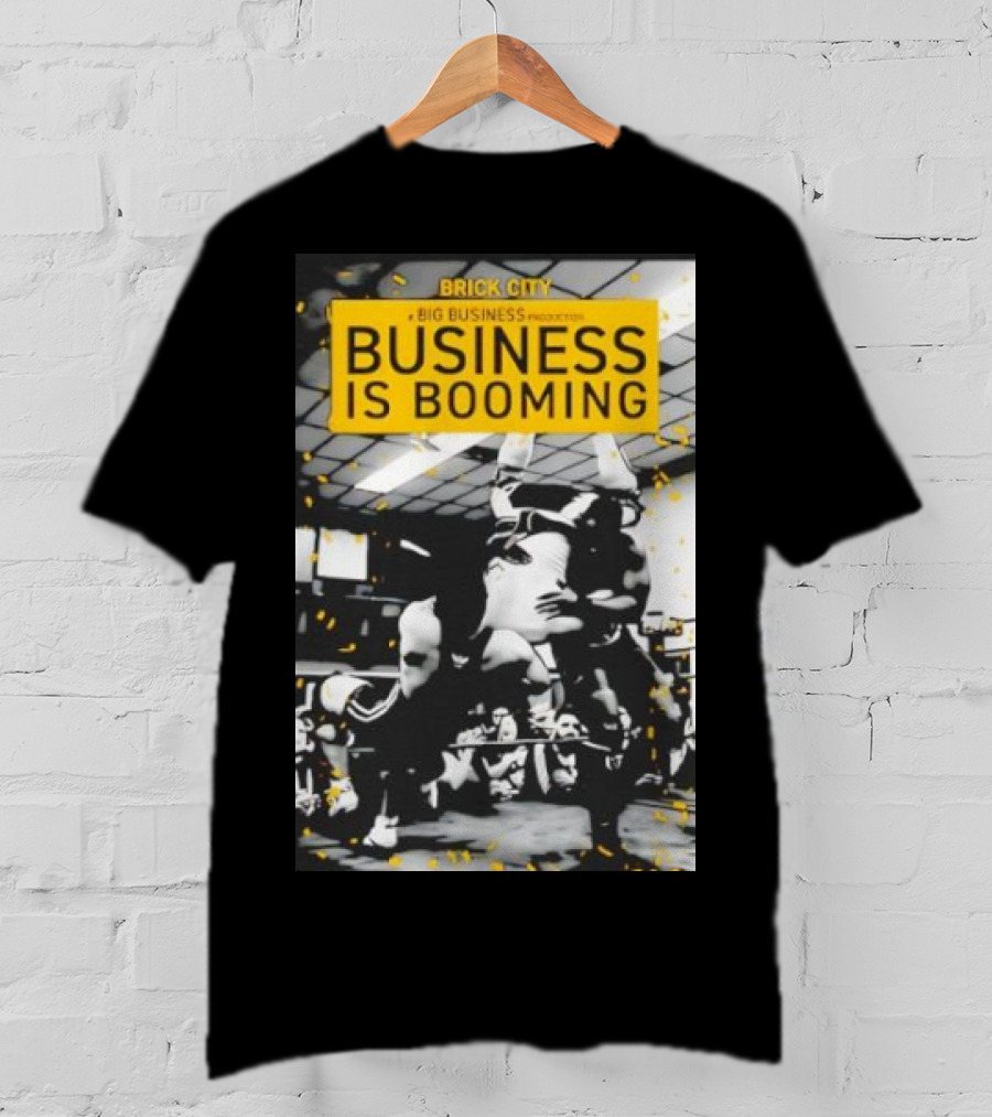 Brick City Business Is Booming Wrestling Action Scene T-Shirt