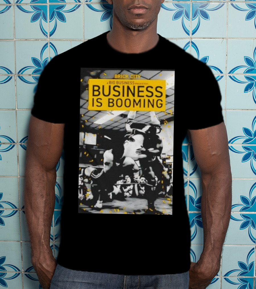 Brick City Business Is Booming Wrestling Action Scene T-Shirt