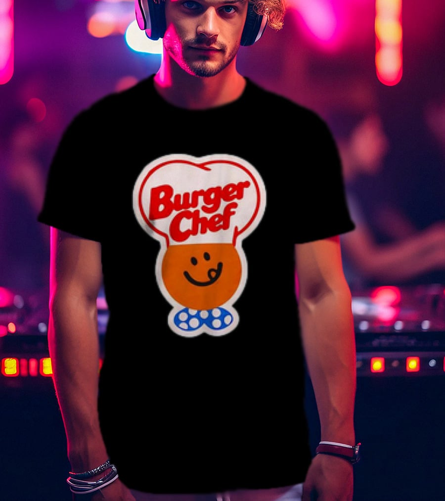 Burger Chef Red Smiling Icon Indianapolis T-Shirt