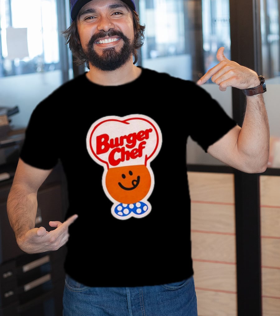 Burger Chef Red Smiling Icon Indianapolis T-Shirt