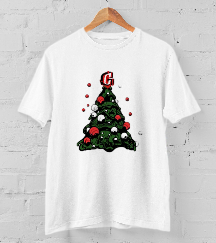 Graffiti Christmas Tree Santa Ornament G Topper T-Shirt