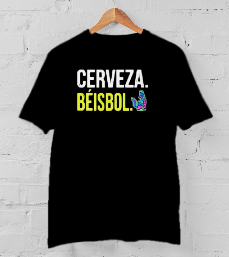 108 Stitches Cerveza Beisbol Soñadores Hillsboro Hops Cerveza Béisbol T-Shirt
