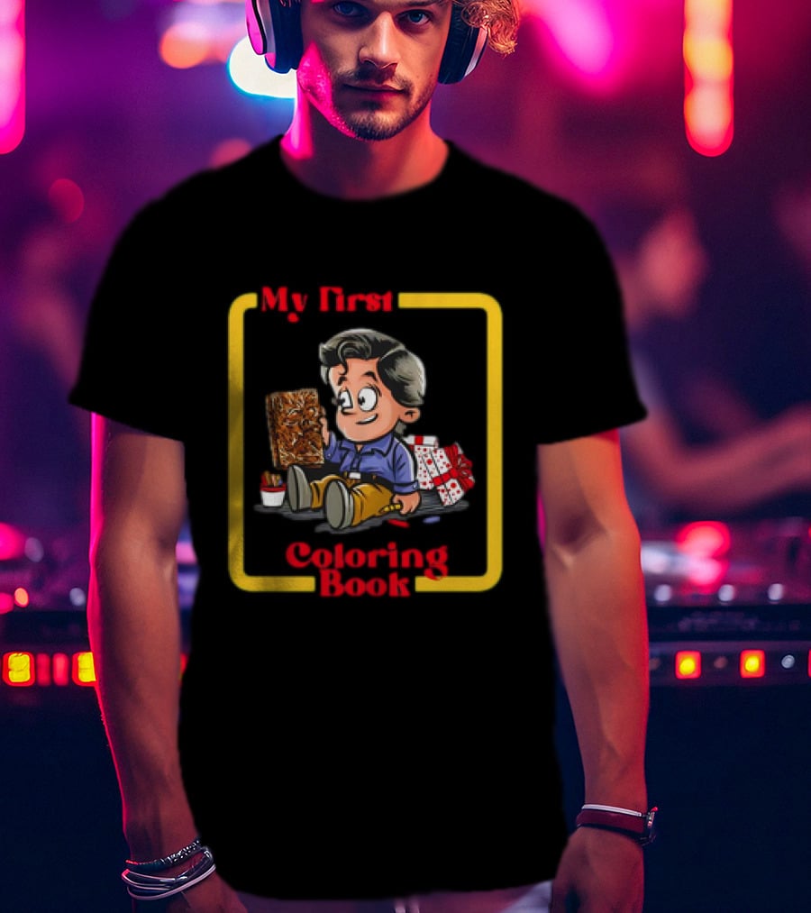 My First Coloring Book Ash Williams Necronomicon Ex-Mortis T-Shirt