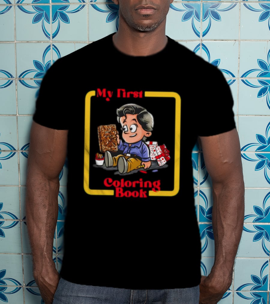 My First Coloring Book Ash Williams Necronomicon Ex-Mortis T-Shirt