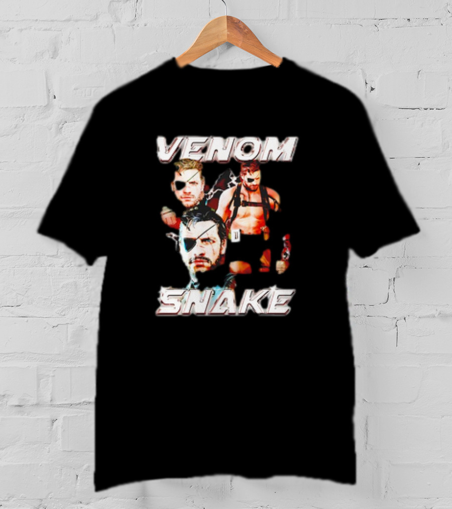 Venom Snake Vintage Stealth Warrior T-Shirt