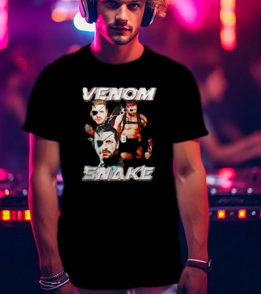 Venom Snake Vintage Stealth Warrior T-Shirt