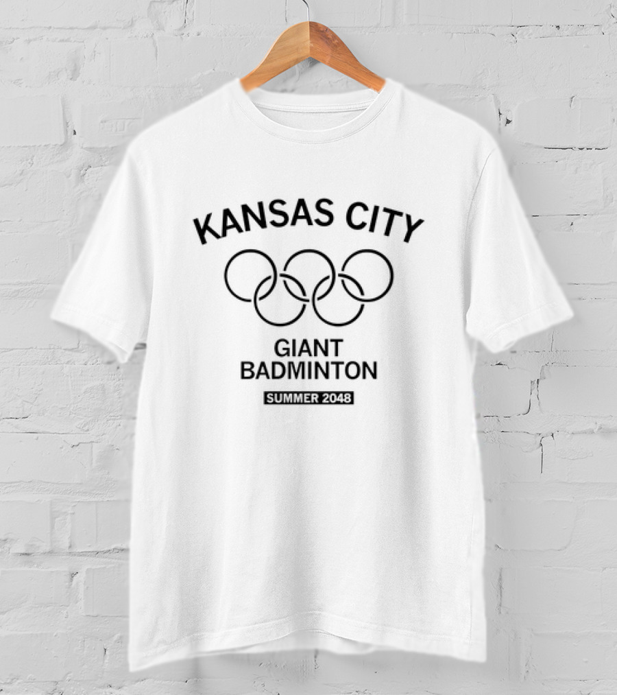 Kansas City Olympic Rings Giant Badminton Summer 2048 T-Shirt