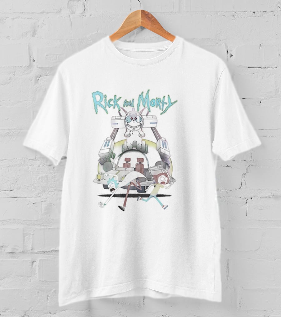 Rick And Morty Lawnmower Dog Vintage T-Shirt