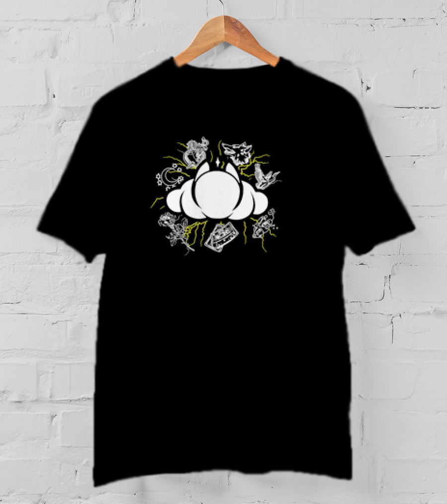 Dabin's Sanctuary Dabthesky Celestial Symbols Cloud With Abstract T-Shirt