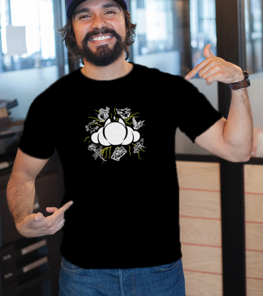 Dabin's Sanctuary Dabthesky Celestial Symbols Cloud With Abstract T-Shirt