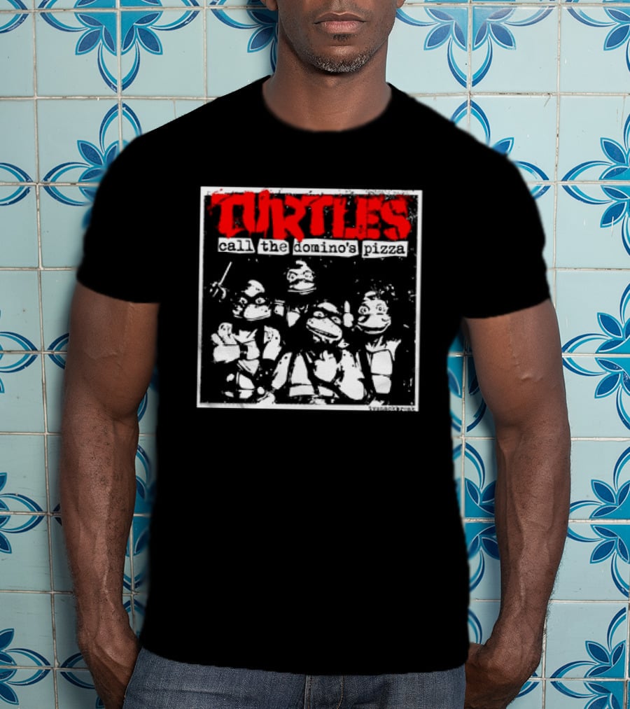Turtles Call The Domino's Pizza Band T-Shirt