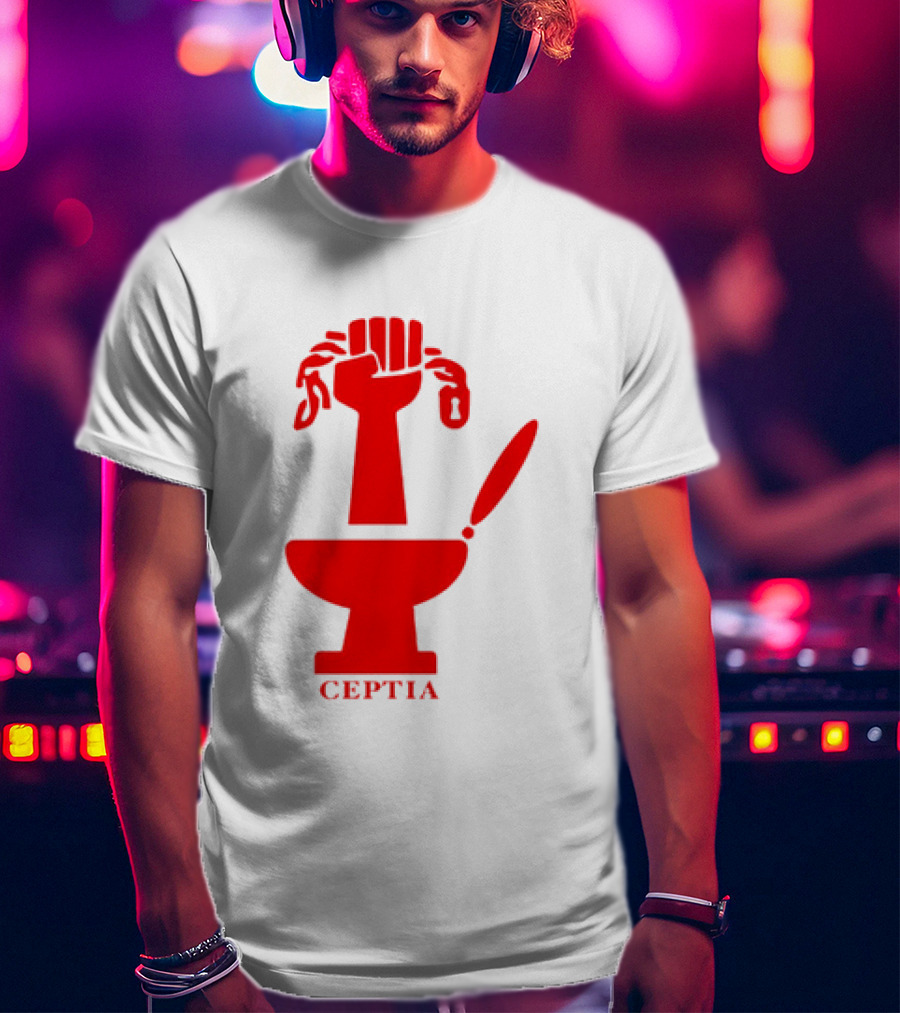 CEPTIA Committee To End Pay Toilets In America Red Fist And Toilet T-Shirt