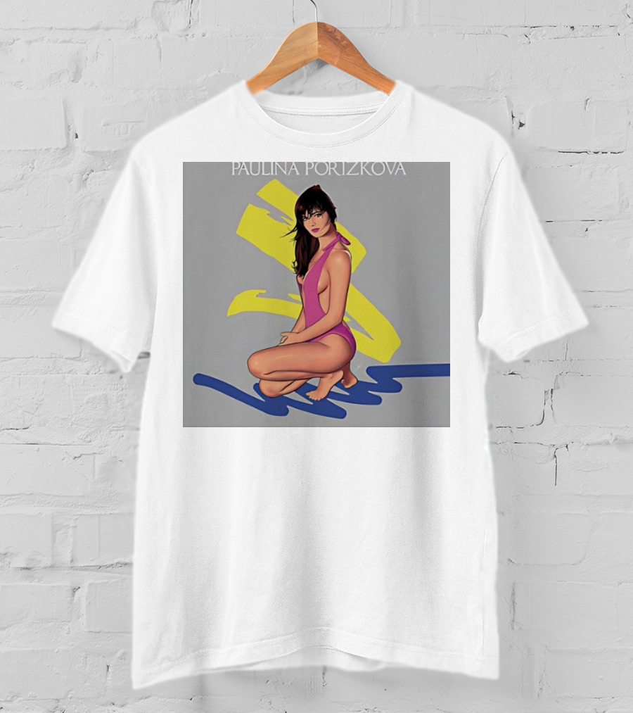 PAULINA PORIZKOVA CLASSIC Colorful Illustration On Gray Background T-Shirt