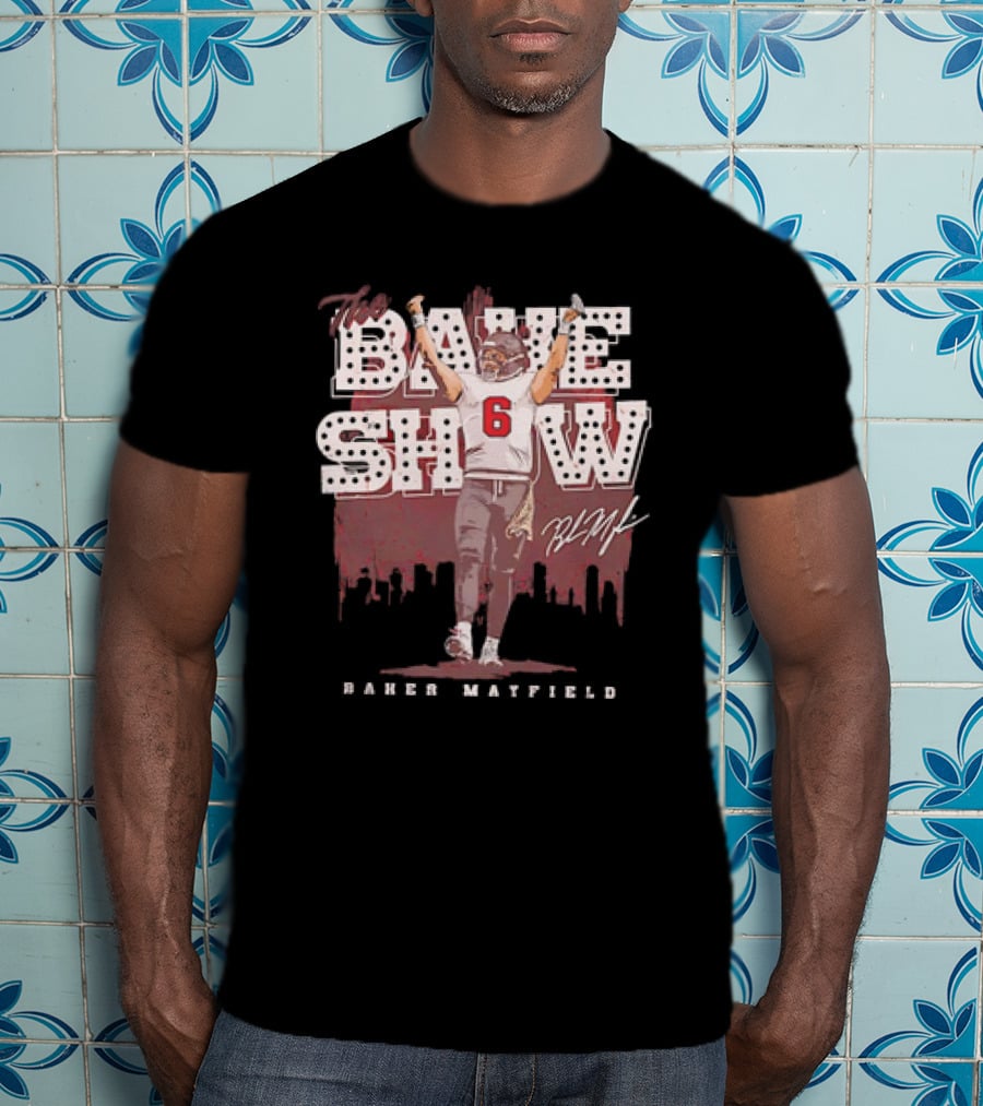 Baker Mayfield The Bake Show Vintage Tampa Bay Buccaneers NFL T-Shirt