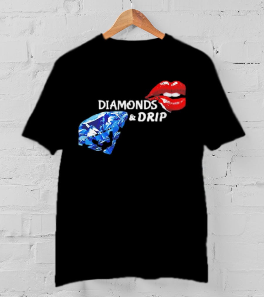 Diamonds And Drip Lips Of Seduction Classic T-Shirt