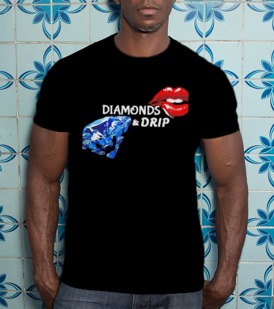 Diamonds And Drip Lips Of Seduction Classic T-Shirt
