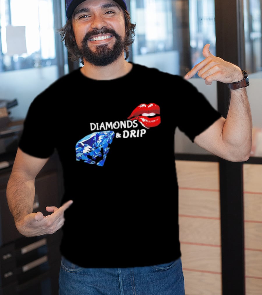 Diamonds And Drip Lips Of Seduction Classic T-Shirt