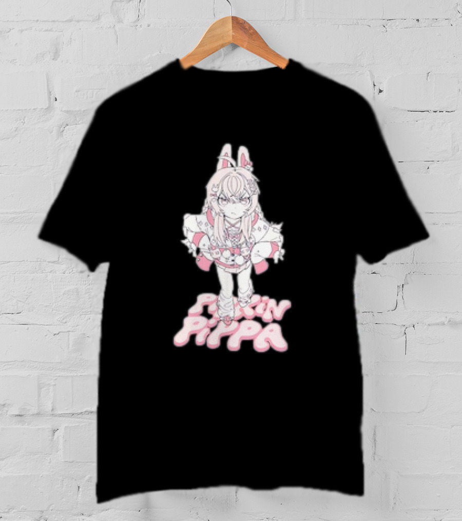 Pipkin Pippa Bunny Girl Anime Character T-Shirt