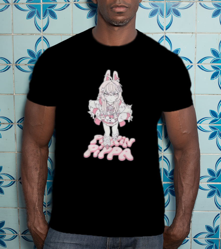 Pipkin Pippa Bunny Girl Anime Character T-Shirt