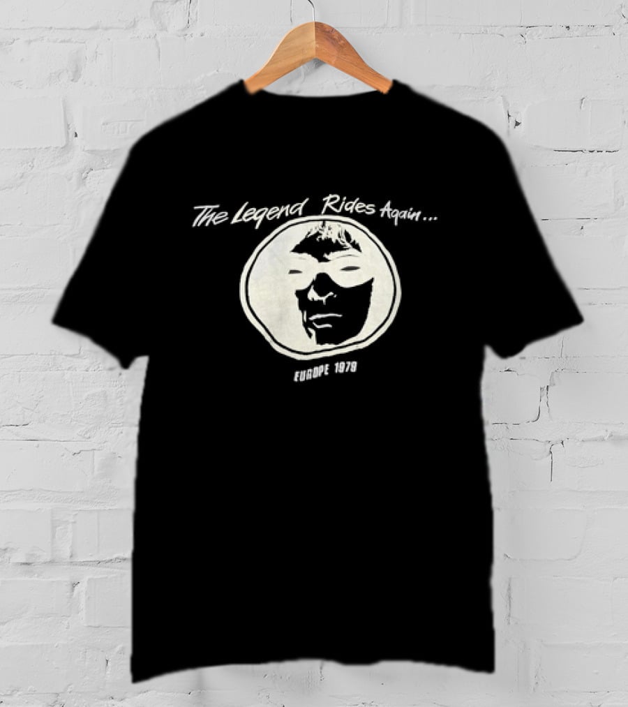 The Legend Rides Again Europe 1978 Masked Face T-Shirt