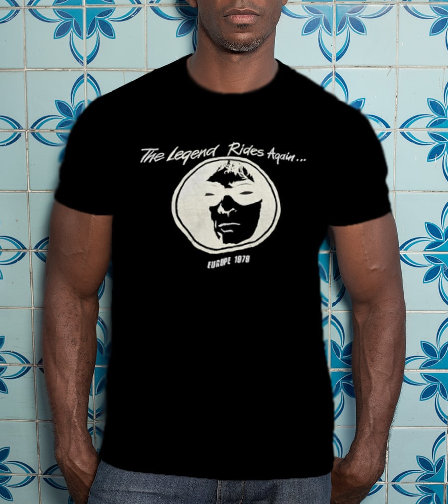 The Legend Rides Again Europe 1978 Masked Face T-Shirt
