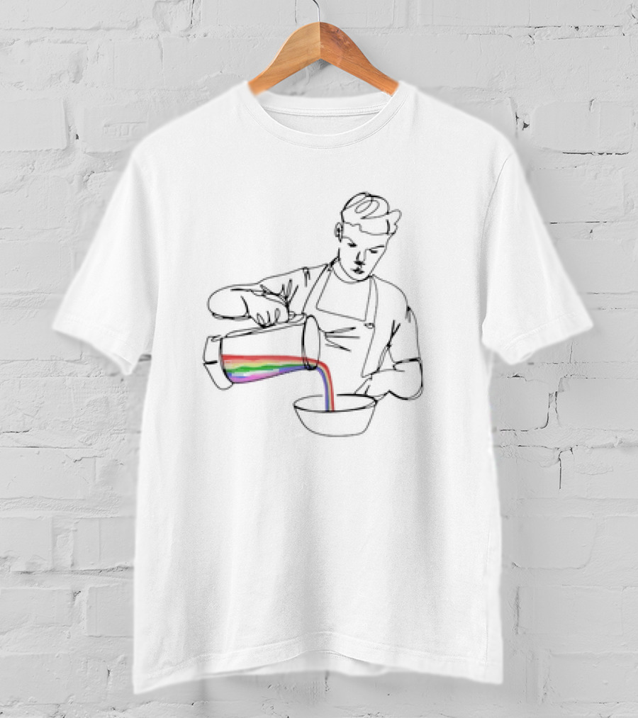 The Bear Charity Rainbow Pour Chef T-Shirt