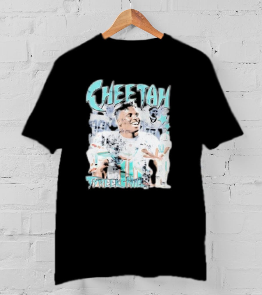 Cheetah Tyreek Hill Football Retro T-Shirt